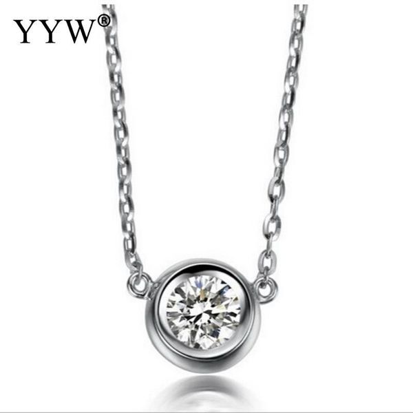 pendant necklaces yyw fashion crystal jewelry 316l stainless steel pendants for women elegant ladies party engagement wedding, Silver
pendant necklaces yyw fashion crystal jewelry 316l stainless steel pendants for women elegant ladies party engagement wedding, Silver