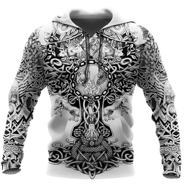 men's hoodies & sweatshirts beautiful pattern viking tattoo 3d printed harajuku fashion hooded loose autumn hoodie pullover, Black
men's hoodies & sweatshirts beautiful pattern viking tattoo 3d printed harajuku fashion hooded loose autumn hoodie pullover, Black