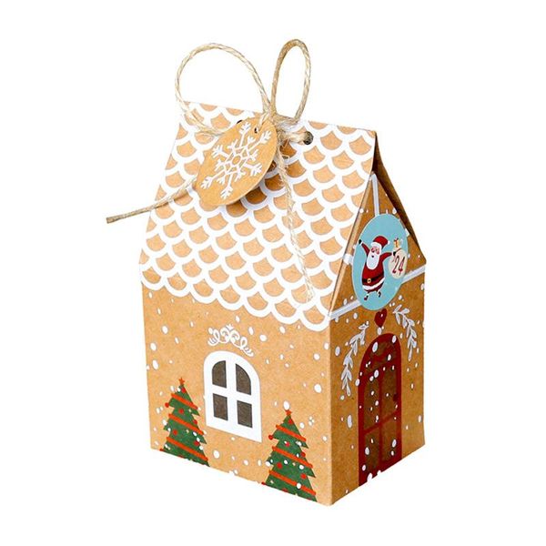 christmas decorations 24pcs kraft paper house gift bags+ stickers +ropes candy cookies box bag for xmas year
christmas decorations 24pcs kraft paper house gift bags+ stickers +ropes candy cookies box bag for xmas year
