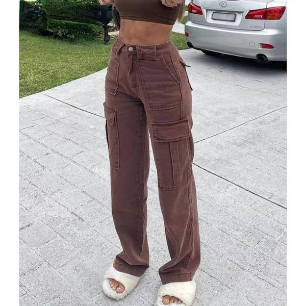 maternity bottoms brown vintage baggy jeans women 90s streetwear pockets wide leg cargo pants low waist straight denim trousers 2021, White
maternity bottoms brown vintage baggy jeans women 90s streetwear pockets wide leg cargo pants low waist straight denim trousers 2021, White