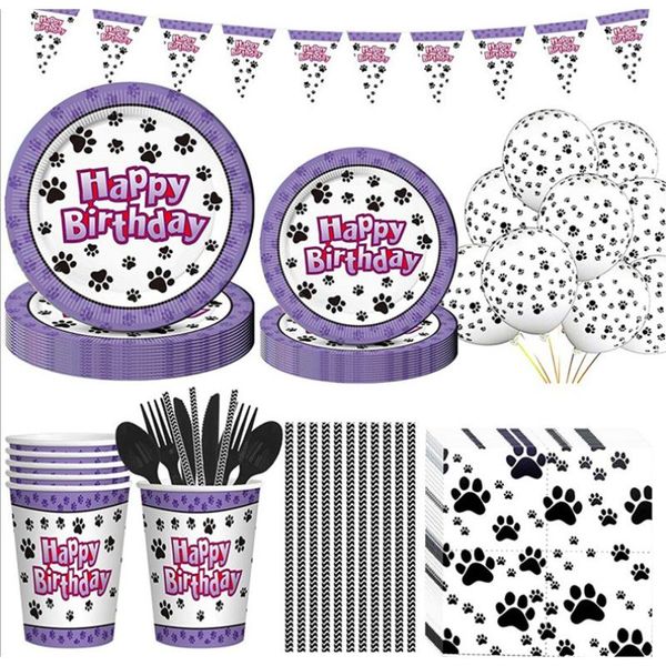 disposable dinnerware cartoon puppy theme birthday party decoration dog supplies tableware banner paper plate napkin balloon
disposable dinnerware cartoon puppy theme birthday party decoration dog supplies tableware banner paper plate napkin balloon