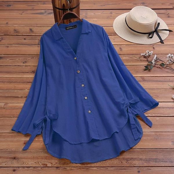 women's spring blouse 2021 zanzea button irregular shirts casual long sleeve v neck plus size tunic female blusa chemise 5xl blouses &, White
women's spring blouse 2021 zanzea button irregular shirts casual long sleeve v neck plus size tunic female blusa chemise 5xl blouses &, White