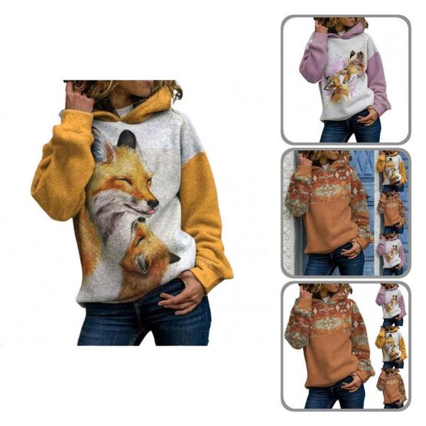 women's hoodies & sweatshirts thin fleece lining unique cartoon wolves print pullover sweatshirt autumn winter casual all-match for out, Black
women's hoodies & sweatshirts thin fleece lining unique cartoon wolves print pullover sweatshirt autumn winter casual all-match for out, Black