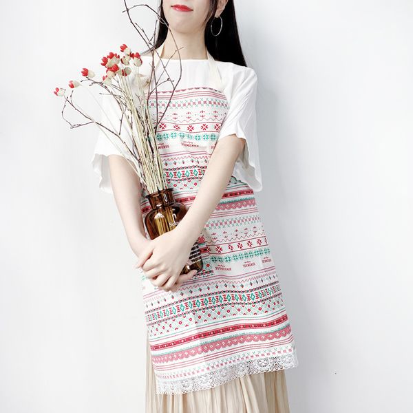 apron cotton linen fashion women waterproof household kitchen nordic style lovely lace korean version creative simplicity
apron cotton linen fashion women waterproof household kitchen nordic style lovely lace korean version creative simplicity