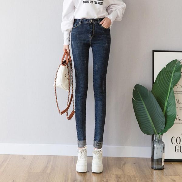 women's jeans s-xl 3 colors 2021 autumn korean style letter embroidery high waist skinny for womens pencil denim pants (z8603), Blue
women's jeans s-xl 3 colors 2021 autumn korean style letter embroidery high waist skinny for womens pencil denim pants (z8603), Blue