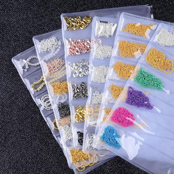 1pack 3d japanese gold silver nail metal chain mini diy hollow punk style art rhinestones accessories decorations, Silver;gold
1pack 3d japanese gold silver nail metal chain mini diy hollow punk style art rhinestones accessories decorations, Silver;gold