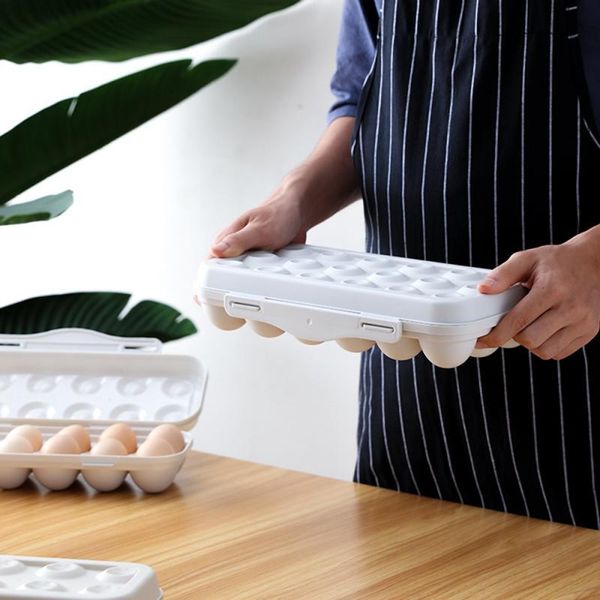 storage bottles & jars 18-compartment egg box with lid snap-on stackable tray rack refrigerator environmental simple kitchen container
storage bottles & jars 18-compartment egg box with lid snap-on stackable tray rack refrigerator environmental simple kitchen container