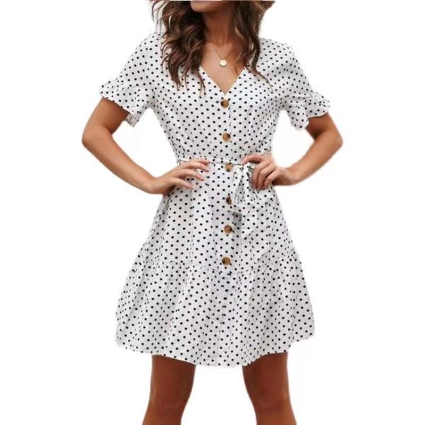 casual dresses women summer beach chiffon jurk casual short mouw polka dot boho mini party elegant v-neck sunflower vestidos, Black;gray
casual dresses women summer beach chiffon jurk casual short mouw polka dot boho mini party elegant v-neck sunflower vestidos, Black;gray