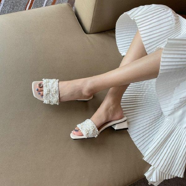 slippers sianie tianie open toe woman summer chunky heels with pearls plus size 42 43 slip-on outdoor slides sandals women mules, Black
slippers sianie tianie open toe woman summer chunky heels with pearls plus size 42 43 slip-on outdoor slides sandals women mules, Black
