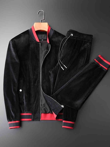 tracksuit shirt pleuche sweatshirts men winter and autumn contrast color rib casual sport sets (sweatchirt+pants) slim fit plus size 4xl, Gray
tracksuit shirt pleuche sweatshirts men winter and autumn contrast color rib casual sport sets (sweatchirt+pants) slim fit plus size 4xl, Gray