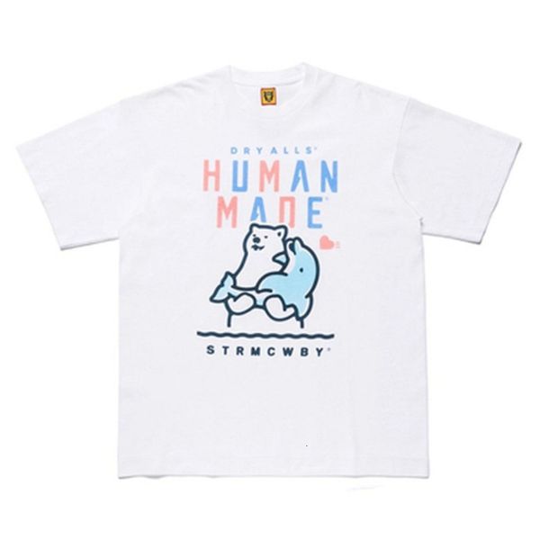 men's t-shirts t-shirt of polar bear made human from dolphin t, White;black
men's t-shirts t-shirt of polar bear made human from dolphin t, White;black