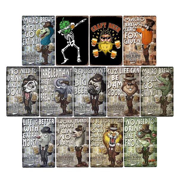 enjoy craft beer meatl tin sign vintage decorative pub bar plaque painting poster wall decoration retro home decor 20x30cm
enjoy craft beer meatl tin sign vintage decorative pub bar plaque painting poster wall decoration retro home decor 20x30cm