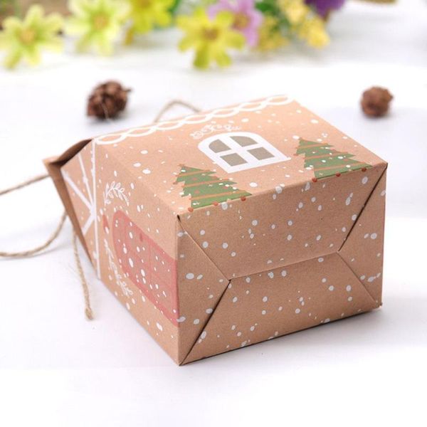 gift wrap 10pcs kraft paper christmas small house box, wedding box candy holiday packaging x4s4
gift wrap 10pcs kraft paper christmas small house box, wedding box candy holiday packaging x4s4