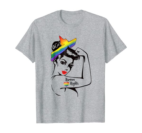 Lady Human rights LGBT Shirt, Rainbow Pride, Mainly pictures
