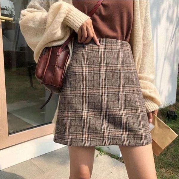 skirts lining retro plaid high waist skirt autumn and winter 2021 korean hip wrap one-step, Black
skirts lining retro plaid high waist skirt autumn and winter 2021 korean hip wrap one-step, Black