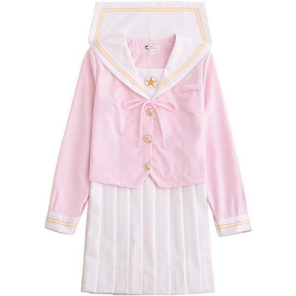pink school uniforms sakura japanese sweet girls pleated dresses jk uniform sailor suit cosplay anime women dress sets with tie casual, Black;gray
pink school uniforms sakura japanese sweet girls pleated dresses jk uniform sailor suit cosplay anime women dress sets with tie casual, Black;gray