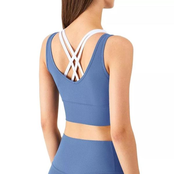 yoga sports thread vest for women gym push-up high support elastic underwear workout tank fitness bra outfit
yoga sports thread vest for women gym push-up high support elastic underwear workout tank fitness bra outfit