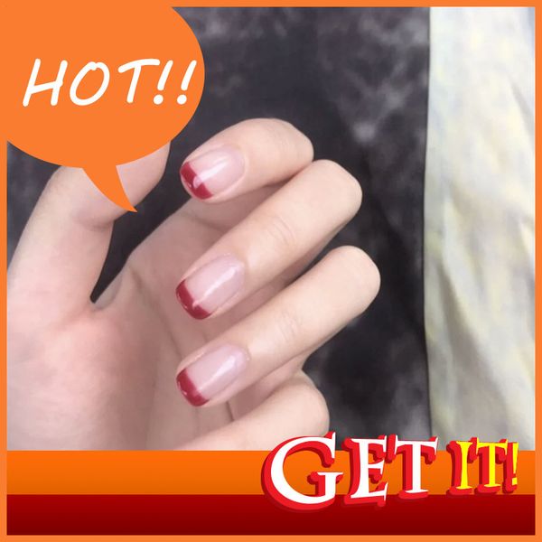 decorated diy hand nail stylist nina pd-55 positive red french net false nail patch wear enhancement finished, Red;gold
decorated diy hand nail stylist nina pd-55 positive red french net false nail patch wear enhancement finished, Red;gold