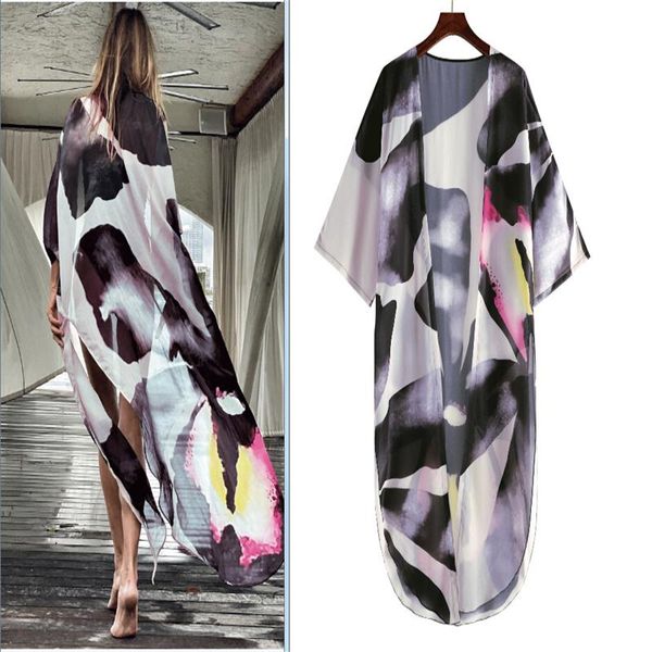 women causal printing patterns half sleeve loose style beach blouse white/ green/ black swinwear cover ups women's swimwear, White;black
women causal printing patterns half sleeve loose style beach blouse white/ green/ black swinwear cover ups women's swimwear, White;black