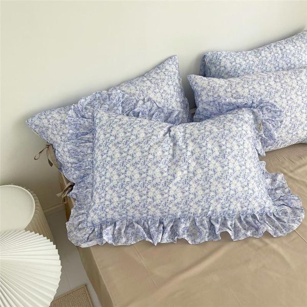 pillow case cilected korean ins small floral tencel pillowcase envelope strap lotus leaf lace blue flower cushion cover decor
pillow case cilected korean ins small floral tencel pillowcase envelope strap lotus leaf lace blue flower cushion cover decor
