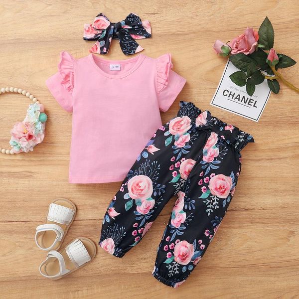 clothing sets kids suit set, solid color o-neck short sleeve blouse+ flower print shorts+ headband for girls, pink/brown/wine red 1-5t, White
clothing sets kids suit set, solid color o-neck short sleeve blouse+ flower print shorts+ headband for girls, pink/brown/wine red 1-5t, White
