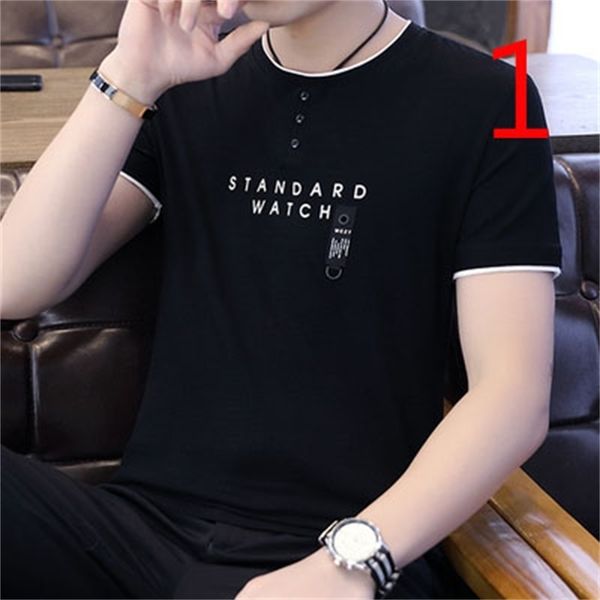 men's t-shirts short-sleeved t-shirt cotton summer trend korean version of self-cultivation bcxr, White;black
men's t-shirts short-sleeved t-shirt cotton summer trend korean version of self-cultivation bcxr, White;black