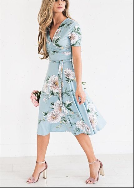floral long maxi women dress v neck short sleeve evening vestido party summer beach sundress, Black;gray
floral long maxi women dress v neck short sleeve evening vestido party summer beach sundress, Black;gray