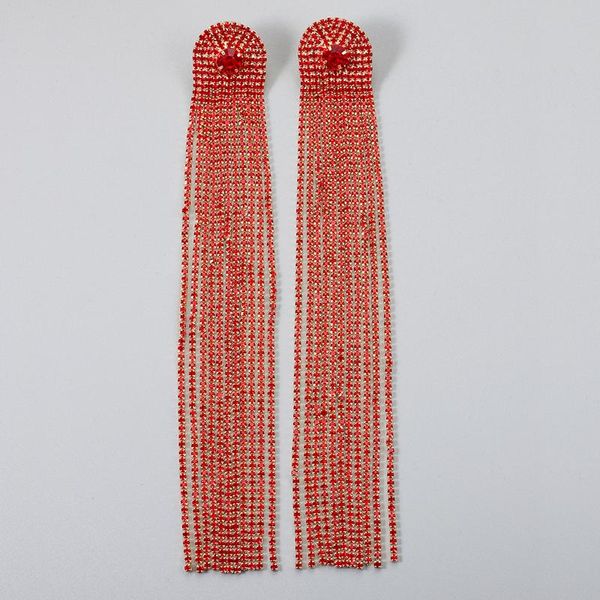dangle & chandelier european and american fashion exaggerated long tassel color rhinestone earrings, women's wedding banquet je, Silver
dangle & chandelier european and american fashion exaggerated long tassel color rhinestone earrings, women's wedding banquet je, Silver