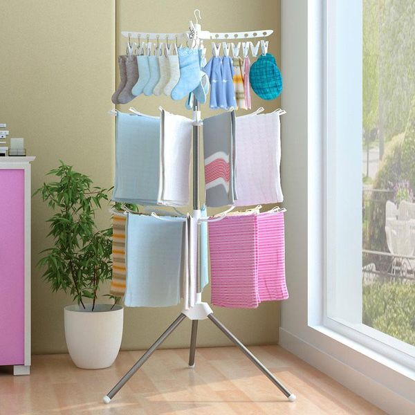 laundry bags hanger drying rack white/pink stainless steel clothes household home supply 3 layer rotatable convenient ornament foldable
laundry bags hanger drying rack white/pink stainless steel clothes household home supply 3 layer rotatable convenient ornament foldable