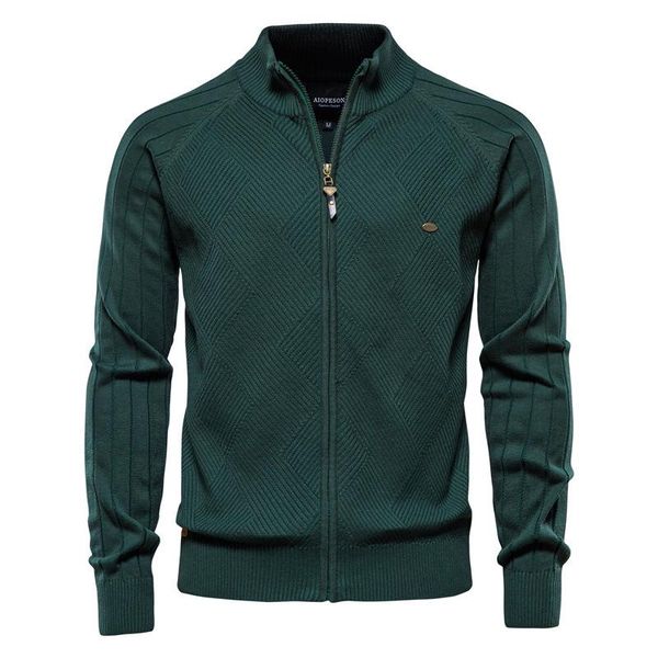men's sweaters 2021 autumn sweater solid color lapel jacquard stand-up collar trend casual knit cardigan jacket, White;black
men's sweaters 2021 autumn sweater solid color lapel jacquard stand-up collar trend casual knit cardigan jacket, White;black