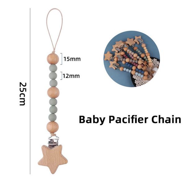 baby pacifier chain clips holders pacifiers infant feeding natural wooden silicone teething beads accessory newborn teeth practice toys teet
baby pacifier chain clips holders pacifiers infant feeding natural wooden silicone teething beads accessory newborn teeth practice toys teet