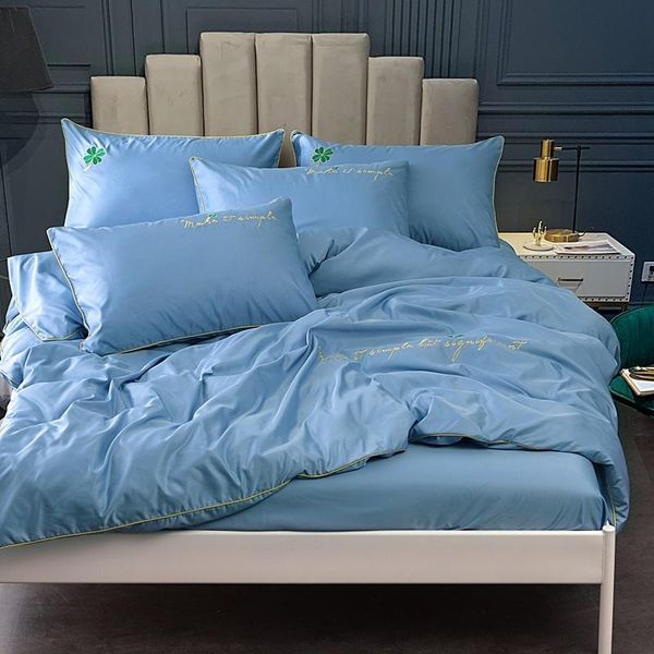 bedding sets michiko home textiles simple light luxury quilt cover sheet pillow case pure color tencel cotton double bed four piece set
bedding sets michiko home textiles simple light luxury quilt cover sheet pillow case pure color tencel cotton double bed four piece set