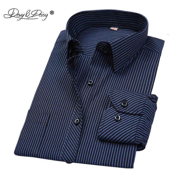 men's dress shirts davydaisy cotton men long sleeved striped solid plaid male business brand clothing formal man ds022 7a, White;black
men's dress shirts davydaisy cotton men long sleeved striped solid plaid male business brand clothing formal man ds022 7a, White;black