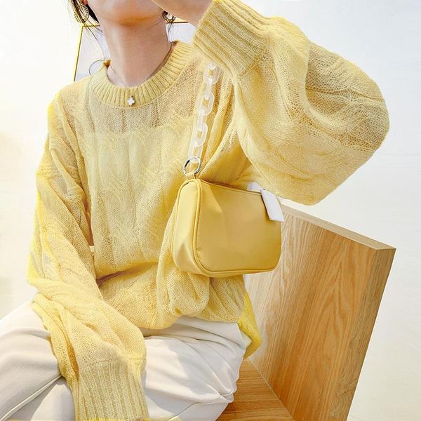 women's knits & tees 2021 autumn knitted sweaters for women lazy style long sleeve hollow out thin pullover sweater female casual loose, White
women's knits & tees 2021 autumn knitted sweaters for women lazy style long sleeve hollow out thin pullover sweater female casual loose, White