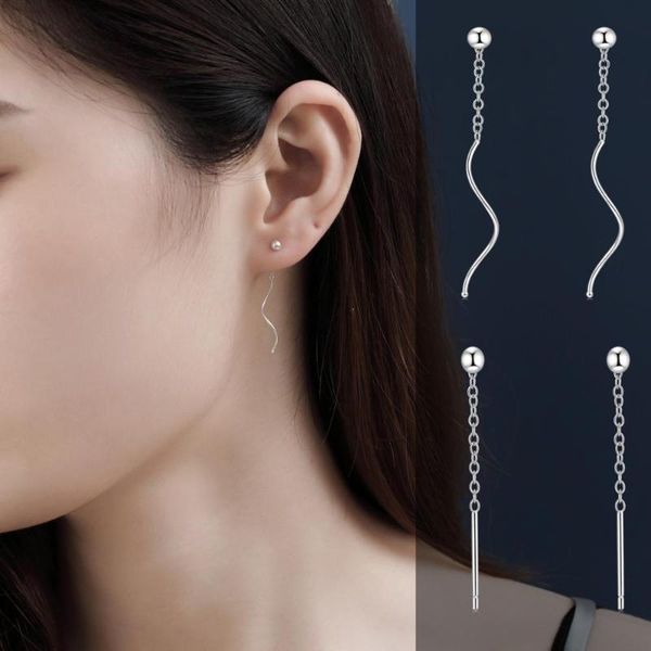 dangle & chandelier trendy real 925 sterling silver drop earrings minimalist long tassel chain fine jewelry for women gift
dangle & chandelier trendy real 925 sterling silver drop earrings minimalist long tassel chain fine jewelry for women gift