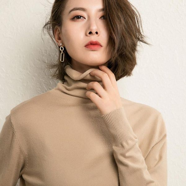 women's sweaters zqlz sweater women 2021 autumn winter turtleneck plus size knitted pullover female casual solid top, White;black
women's sweaters zqlz sweater women 2021 autumn winter turtleneck plus size knitted pullover female casual solid top, White;black