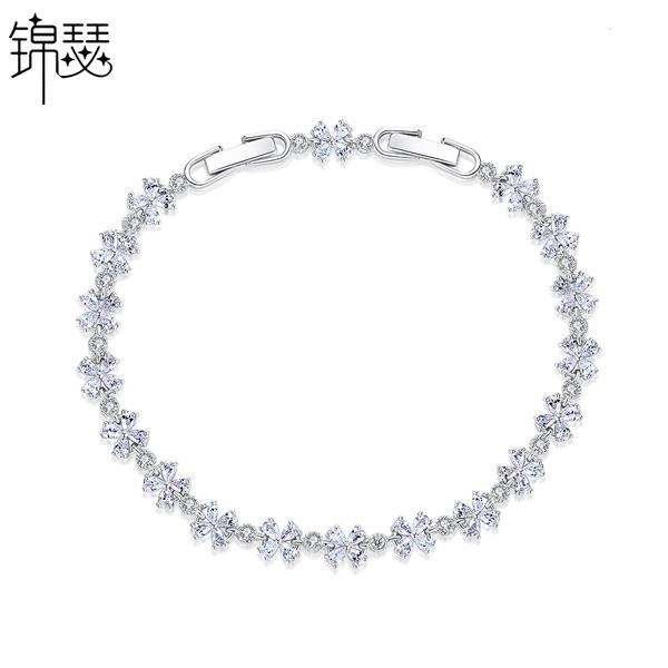 bangles bracelet jinse yanfang 2021 fashion temperament personalized female white copper inlaid zircon hand ornament, Black
bangles bracelet jinse yanfang 2021 fashion temperament personalized female white copper inlaid zircon hand ornament, Black