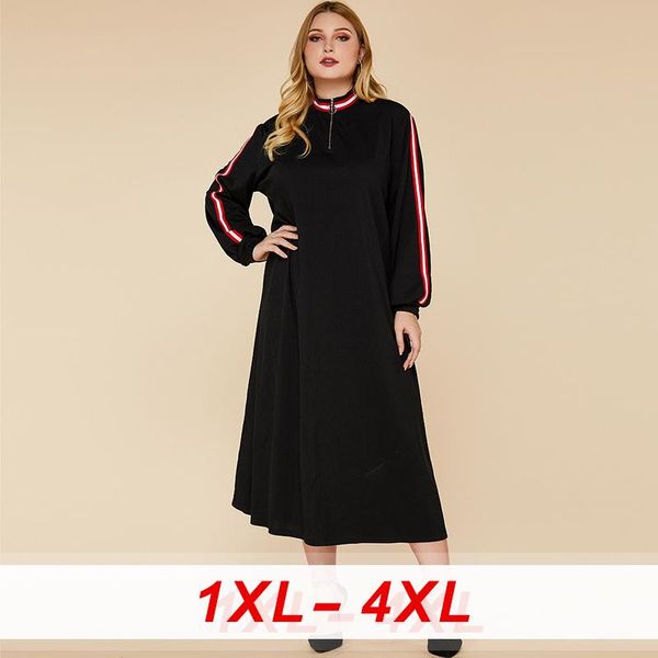 plus sizes loose lady dresses black for woman oversized maxi straight dress long lantern sleeves clothes womenswear casual, Black;gray
plus sizes loose lady dresses black for woman oversized maxi straight dress long lantern sleeves clothes womenswear casual, Black;gray
