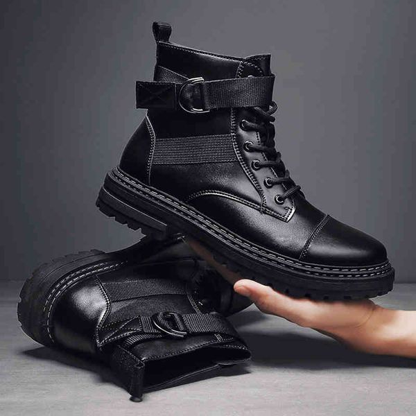 2021 spring and autumn new trend fashion casual shoes summer men's korean classic martin boots british style tooling men, Black
2021 spring and autumn new trend fashion casual shoes summer men's korean classic martin boots british style tooling men, Black