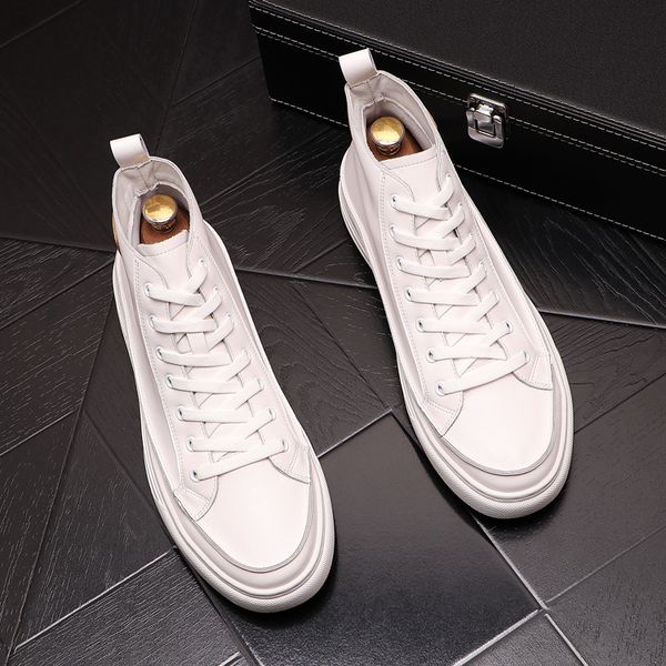 fashion desigenr high help wedding dress party shoes comfortable brand lace-up trend men casual sneakers non-slip round toe business walking, Black
fashion desigenr high help wedding dress party shoes comfortable brand lace-up trend men casual sneakers non-slip round toe business walking, Black
