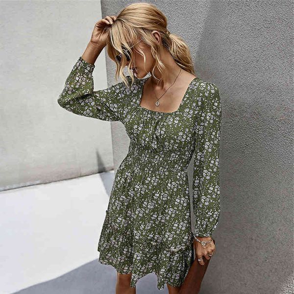 autumn winter vintage print casual square collar ruffles high waist floral dress for women 2020 new, Black;gray
autumn winter vintage print casual square collar ruffles high waist floral dress for women 2020 new, Black;gray