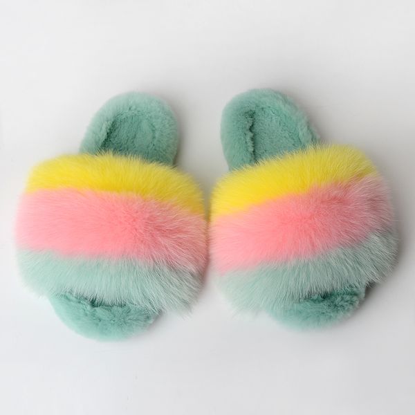 fox fur winter slippers women furry slides home fluffy slippers ladies indoor 2021 fashion big fur slides shoes rabbit fur sole, Black
fox fur winter slippers women furry slides home fluffy slippers ladies indoor 2021 fashion big fur slides shoes rabbit fur sole, Black