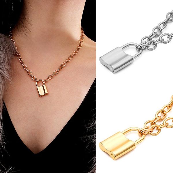 chains fashion 1pc alloy simple pendant lock long chain personality retro gift charms necklaces women jewelry, Silver
chains fashion 1pc alloy simple pendant lock long chain personality retro gift charms necklaces women jewelry, Silver