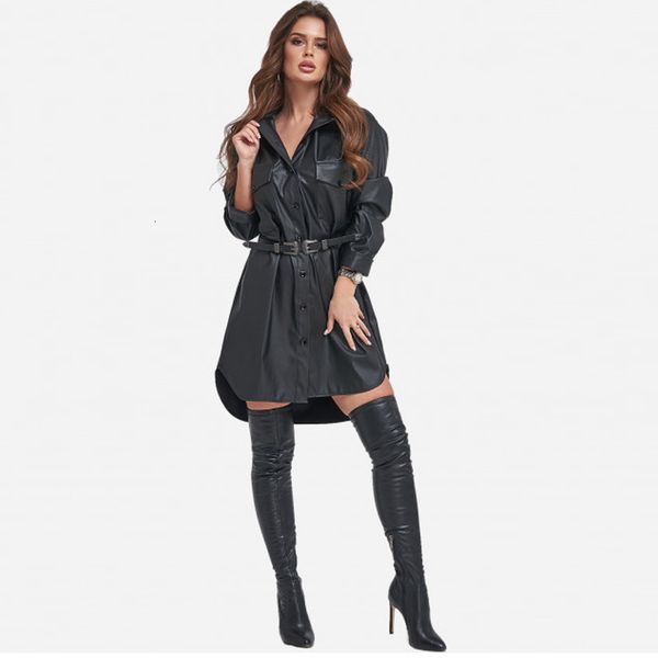 dresses women pu a line turn down collar pockets vintage black single button sashes elegant 2021 spring fashion mini dress, Black;gray
dresses women pu a line turn down collar pockets vintage black single button sashes elegant 2021 spring fashion mini dress, Black;gray