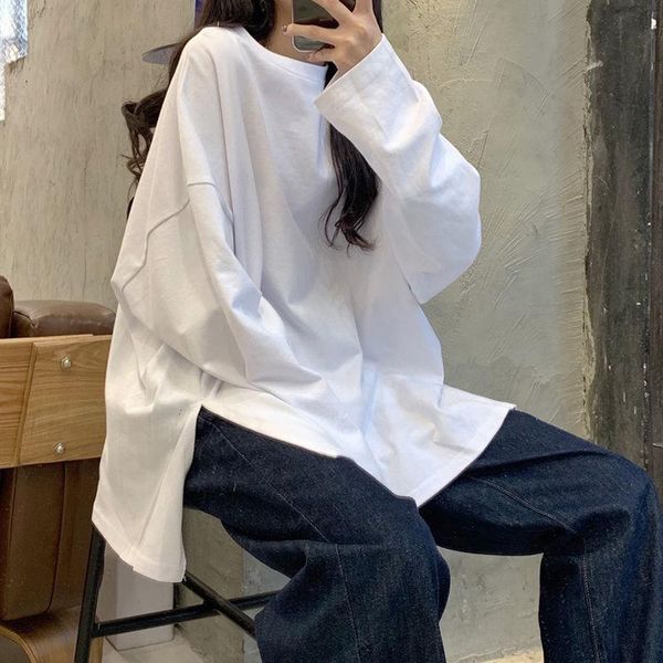 spring and autumn white long-sleeved t-shirt female students korean version of loose bottoming shirt clothes women's
spring and autumn white long-sleeved t-shirt female students korean version of loose bottoming shirt clothes women's