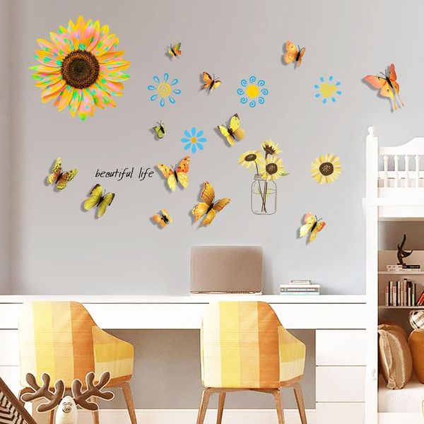 wall stickers 3d sunflower sticker garden flower adhesive film self-adhesive decoration decal for bedroom living room
wall stickers 3d sunflower sticker garden flower adhesive film self-adhesive decoration decal for bedroom living room