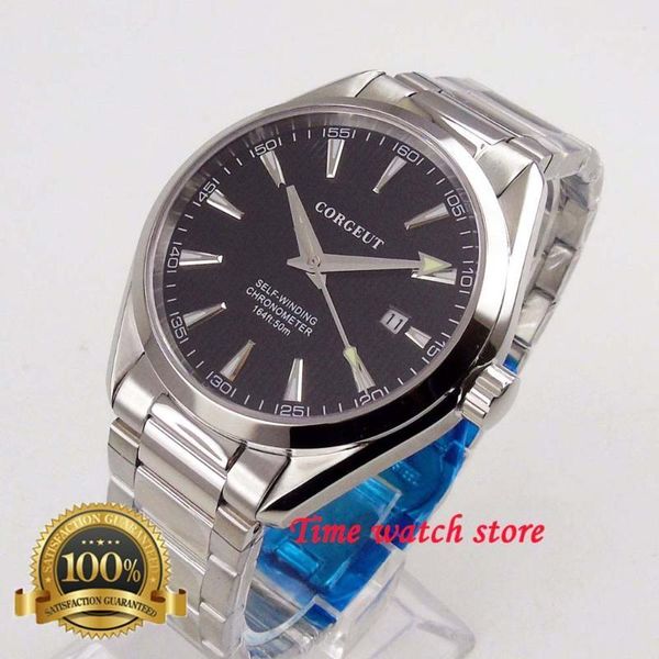 wristwatches polished 41mm miyota 8215 5atm luxury automatic wrist watch men sapphire glass luminous waterproof black dial date, Slivery;brown
wristwatches polished 41mm miyota 8215 5atm luxury automatic wrist watch men sapphire glass luminous waterproof black dial date, Slivery;brown