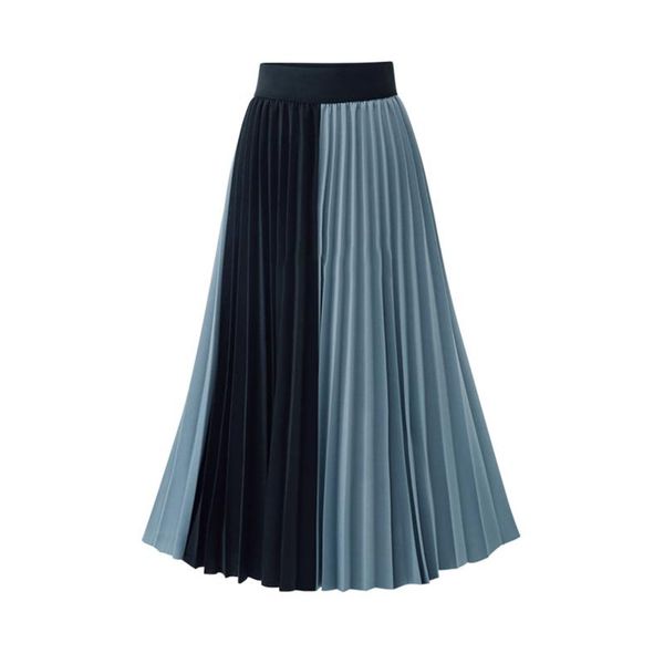 pleated chiffon skirt european fashion colorblock women summer skirts lady half length elastic waist a line mid-long, Black
pleated chiffon skirt european fashion colorblock women summer skirts lady half length elastic waist a line mid-long, Black