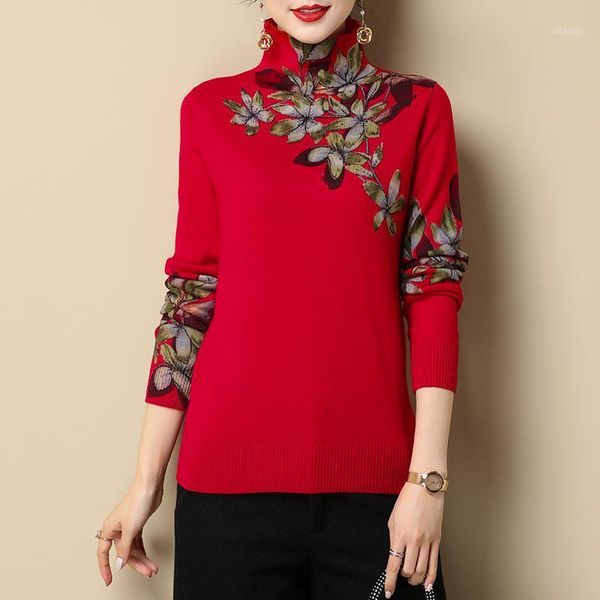 women sweater winter turtleneck printing knitted pullover long sleeve warm female jumper simple loose thin section women's sweaters, White;black
women sweater winter turtleneck printing knitted pullover long sleeve warm female jumper simple loose thin section women's sweaters, White;black