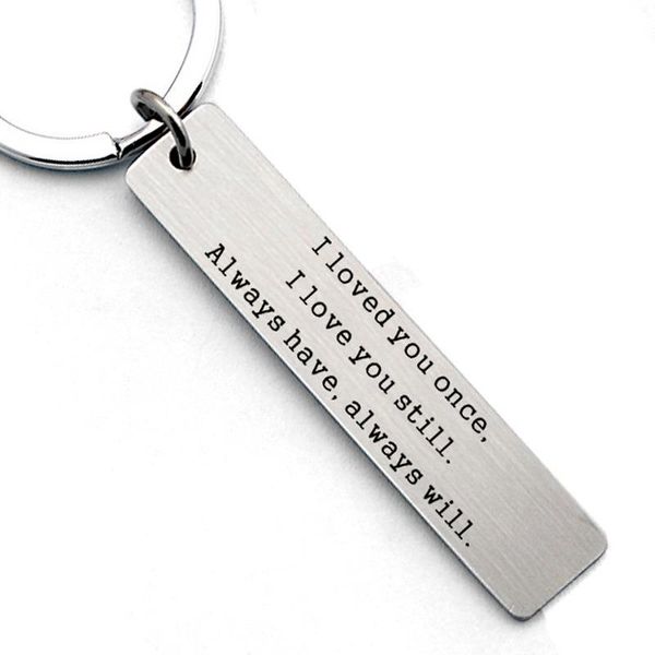 keychains lovers keychain man letter key chain women i loved you once love still holder couples keyring porte clef, Silver
keychains lovers keychain man letter key chain women i loved you once love still holder couples keyring porte clef, Silver